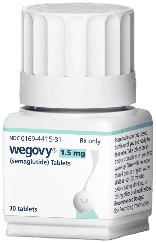 Wegovy pill bottle